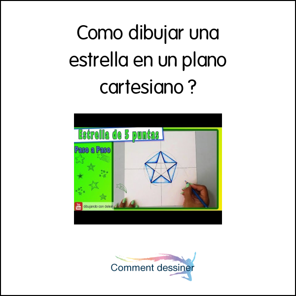 Como dibujar una estrella en un plano cartesiano